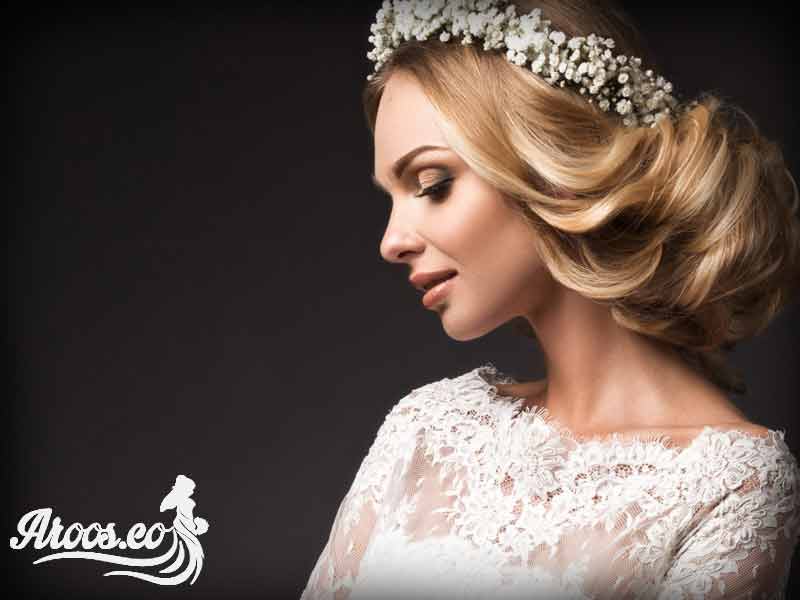 آرایش عروس ساده اروپایی