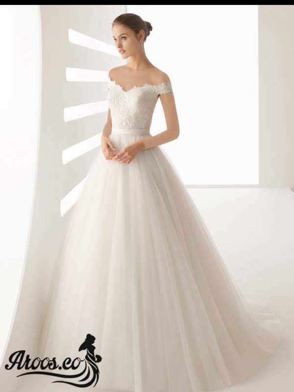  لباس عروس مدل آستین سه ربع چند لایه