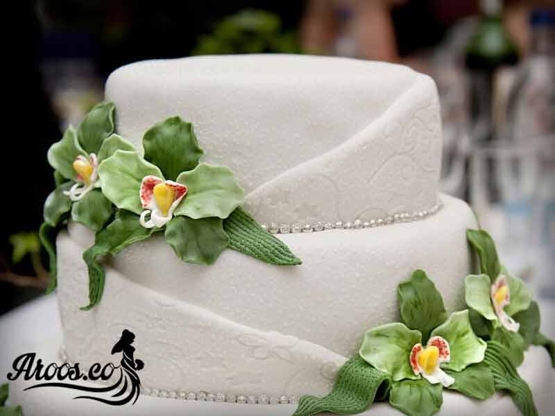 مدل تزیین کیک عروس