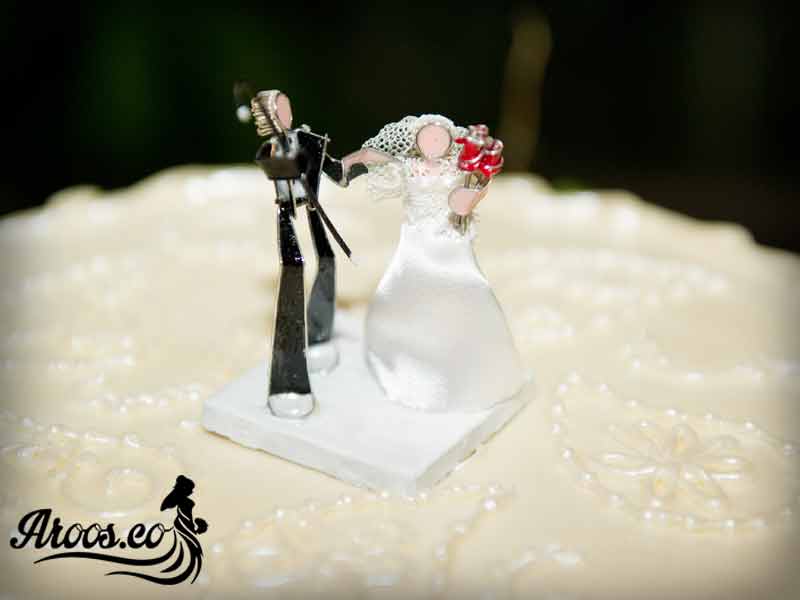 کیک عروسی رمانتیک