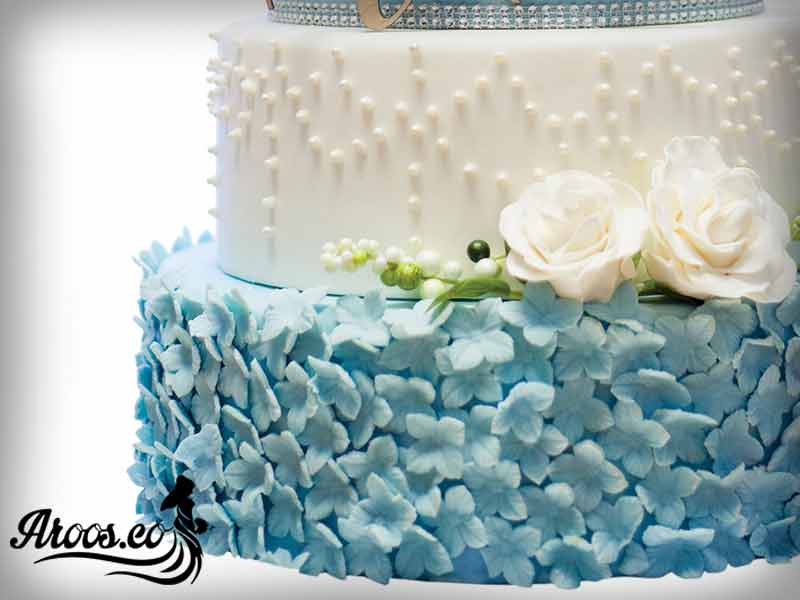 کیک عقد وعروسی